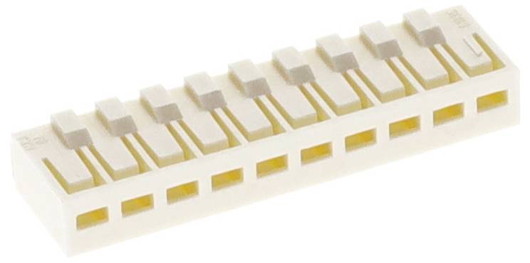 Molex Hüvelyház kábel Pólusok száma 10 Raszterméret: 2.50 mm 510351000 1 db ömlesztett