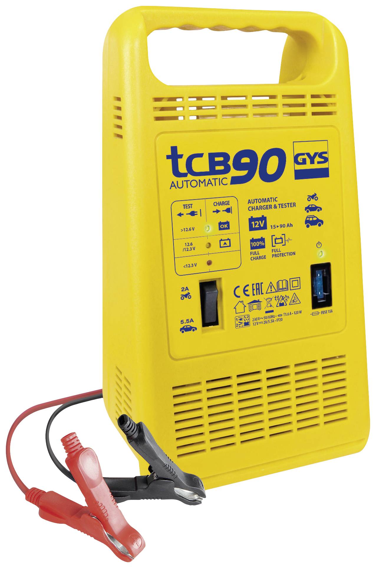GYS TCB 90 023260 Autós töltőkészülék 12 V 8 A