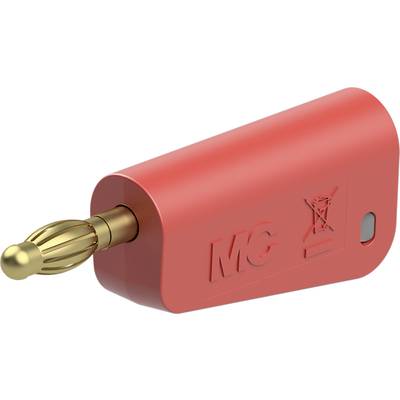 Stäubli LQ-4A-30 Labor csatlakozódugó Dugó Tű átmérő: 4 mm Piros 1 db