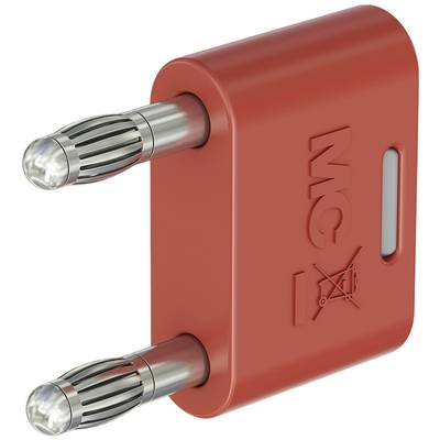 Stäubli KS-4N-19 Csatlakozódugó Piros Tű átmérő: 4 mm Stift távolság: 19 mm 1 db