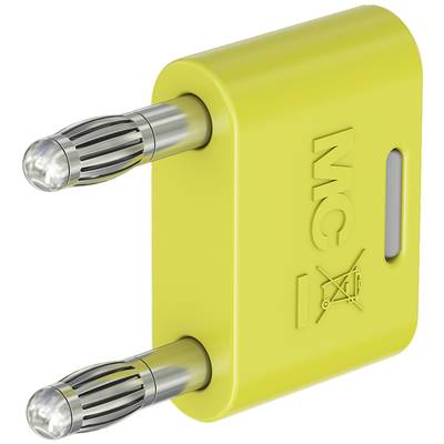 Stäubli KS-4N-19 Csatlakozódugó Sárga Tű átmérő: 4 mm Stift távolság: 19 mm 1 db