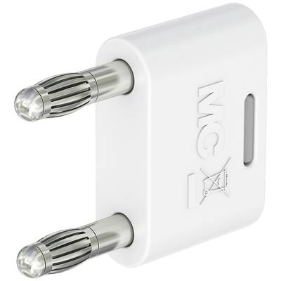 Stäubli KS-4N-19 Csatlakozódugó Fehér Tű átmérő: 4 mm Stift távolság: 19 mm 1 db