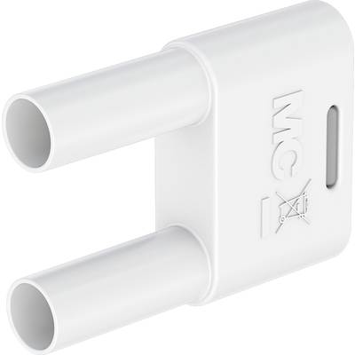 Stäubli SKS-4N-19 Csatlakozódugó Fehér Tű átmérő: 4 mm Stift távolság: 19 mm 1 db