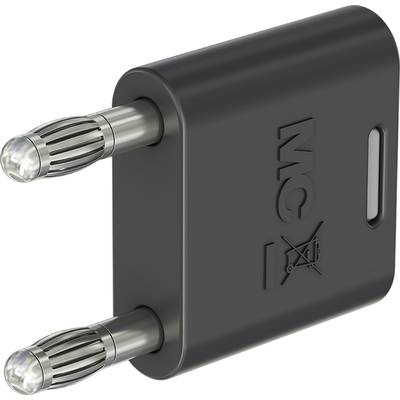 Stäubli KS2-4N-19 Csatlakozódugó Fekete Tű átmérő: 4 mm Stift távolság: 19 mm 1 db