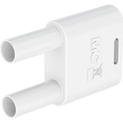 Stäubli SKS2-4N-19 Csatlakozódugó Fehér Tű átmérő: 4 mm Stift távolság: 19 mm 1 db
