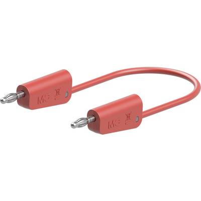 Stäubli 64.1030-15022 // LK-4N-F10 Mérővezeték 150 cm Piros 1 db