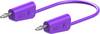Stäubli LK-4N-F10 Mérővezeték 150 cm Viola 1 db