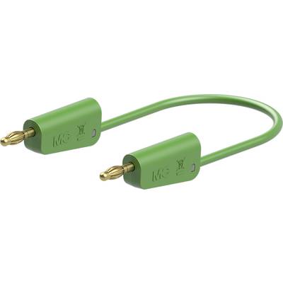 Stäubli 64.1037-02525 // LK-4A-S25 Mérővezeték 25 cm Zöld 1 db