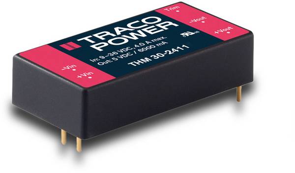 TracoPower  THM 30-1221  DC/DC feszültségváltó, nyák      3 A  30 W  Kimenetek száma: 2 x  Tartalom, tartalmi egységek rendelésenként 1 db