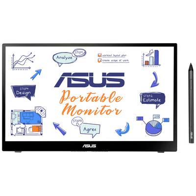 Asus MB14AHD Zenscreen Érintőképernyős monitor EEK: D (A - G) 35.6 cm (14 coll) 1920 x 1080 pixel 16:9 5 ms Mikro HDMI™,