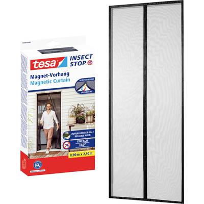 tesa Fliegengitter 55384-00000-00 Mágneses függöny (Sz x Ma) 0.90 m x 2.10 m Antracit 1 db