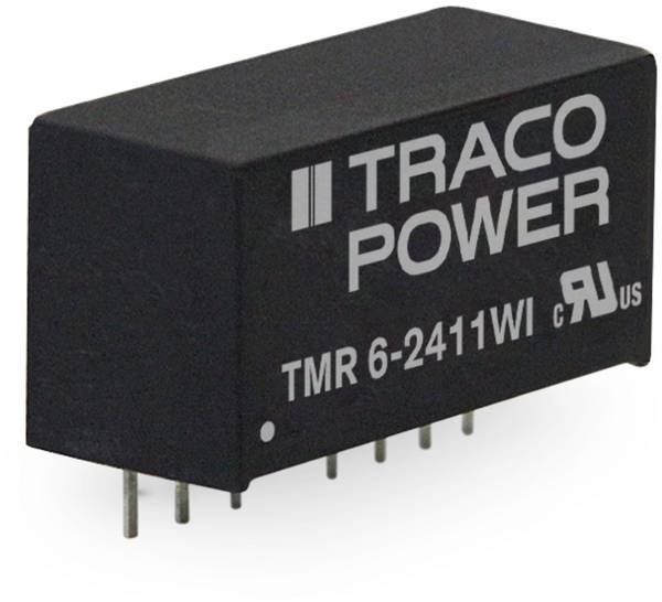 TracoPower  TMR 6-2411WI  DC/DC feszültségváltó, nyák  24 V/DC  5 V/DC  1.2 A  6 W  Kimenetek száma: 1 x  Tartalom, tartalmi egységek rendelésenként 1 db