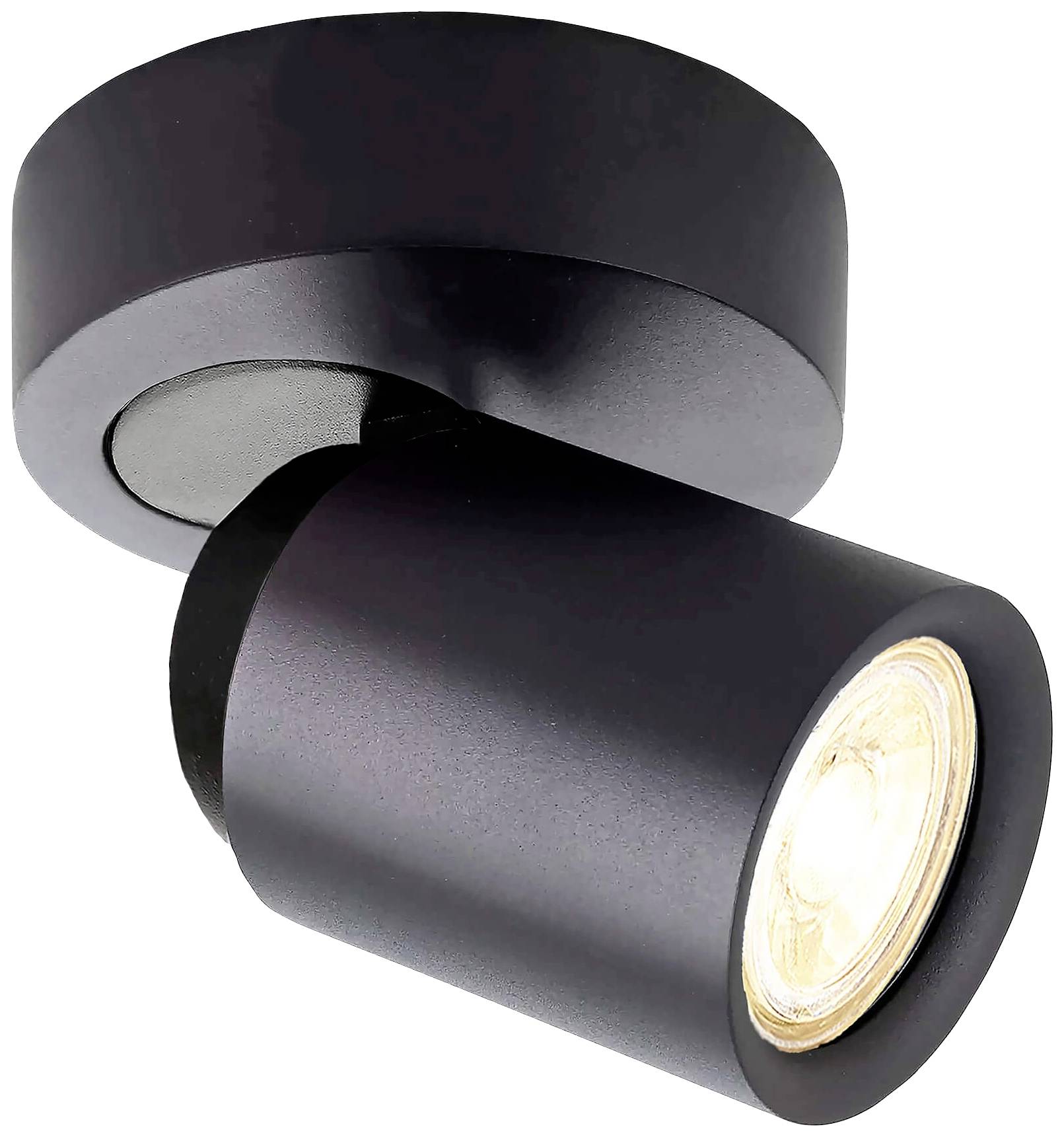 Deko Light Librae Round I Mennyezetre építhető lámpa GU10 50 W Mélyfekete (RAL 9005)