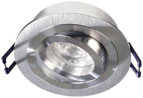 Deko Light Einbauring 80 GU5.3 110222 Mennyezeti beépítő gyűrű LED, Halogén GU5.3, MR 16  35 W Ezüst