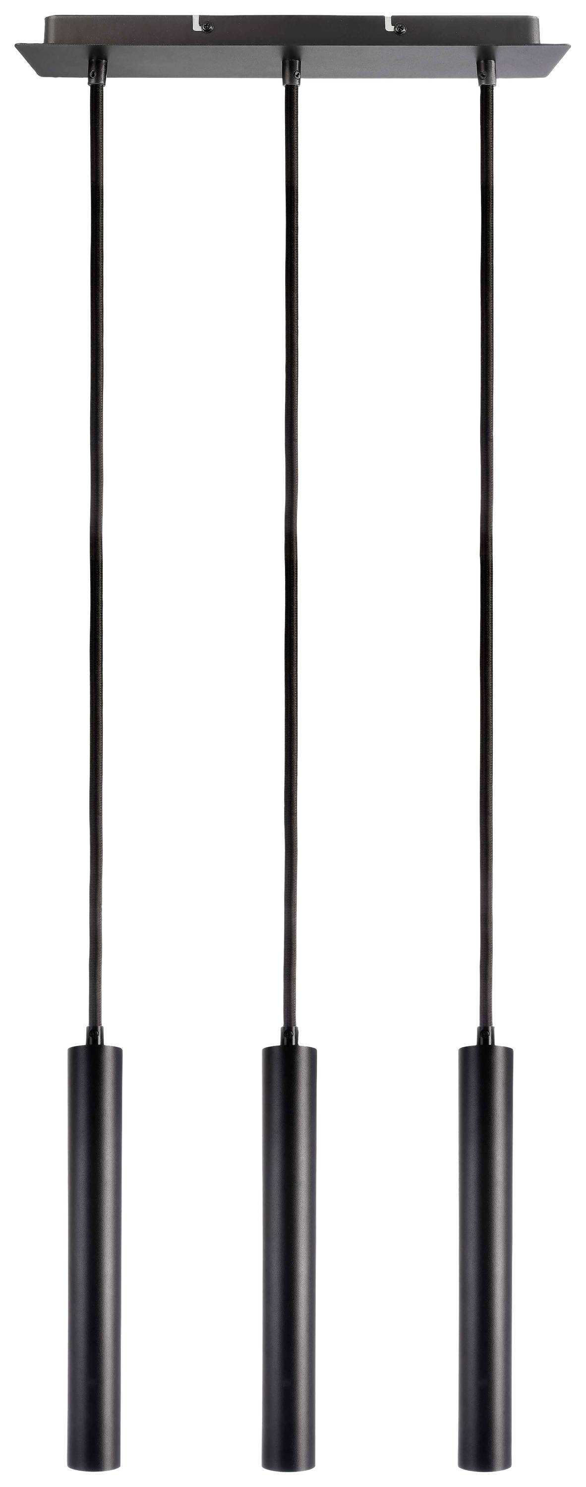 Deko Light Slim 342215 Függőlámpa 3 fázisú Fixen beépített LED-es 15 W LED EEK: E (A - G) Mélyfekete (RAL 9005)