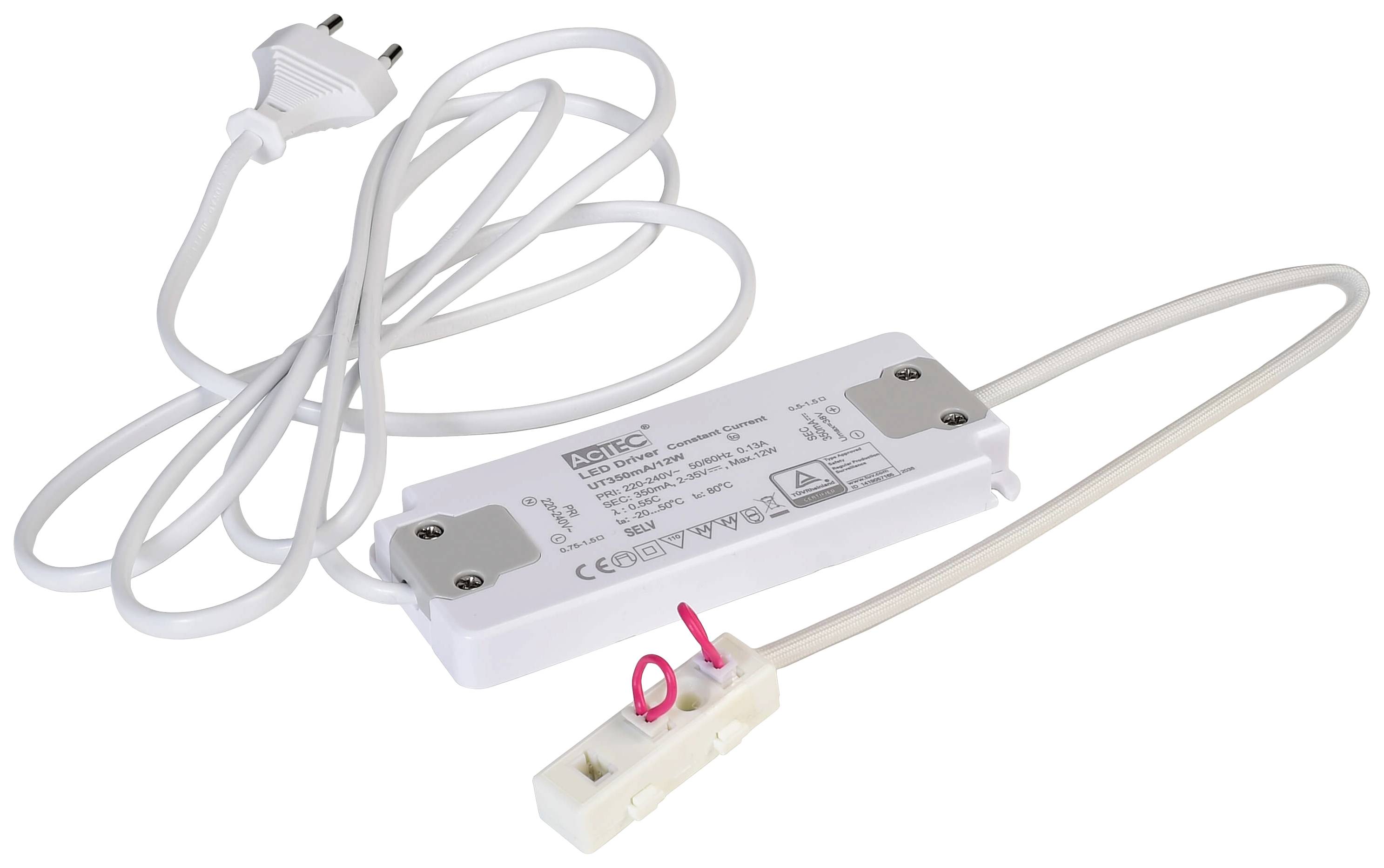 Deko Light LED-Netzgerät steckerfertig inkl. 3fach Verteiler für Herculis Displayleuchte LED meghajtó Állandó áramú 0.35 A 2 - 35 V/DC 1 db