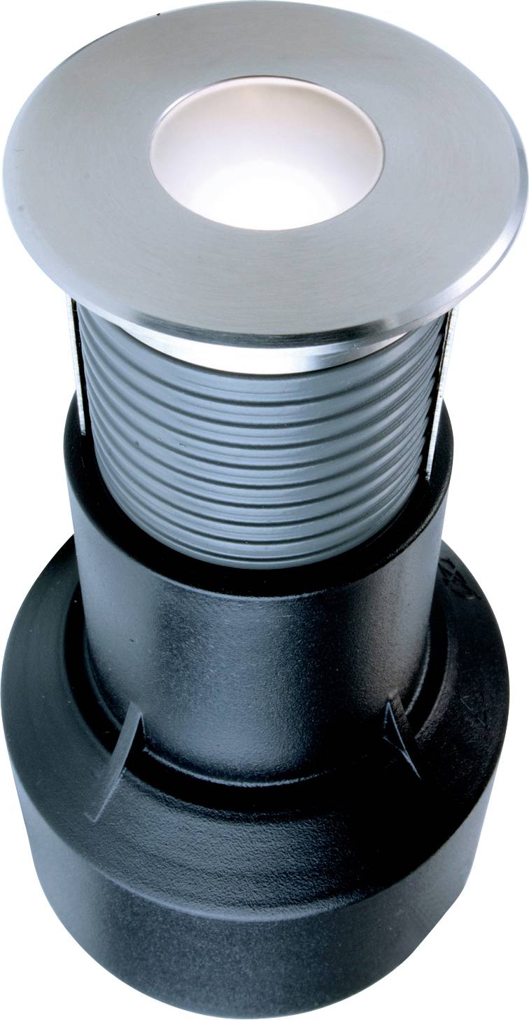 Deko Light Basic Round I WW 730339 Padlóba építhető lámpa Fixen beépített LED-es LED 0.60 W Ezüst