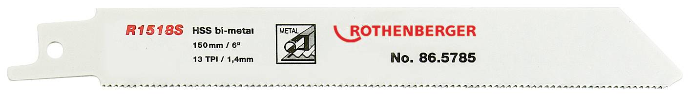 Rothenberger 865785 Univerzális fűrészlap, 150x20x0,9,5 csomag Fűrészlap hossz 150 mm 5 db