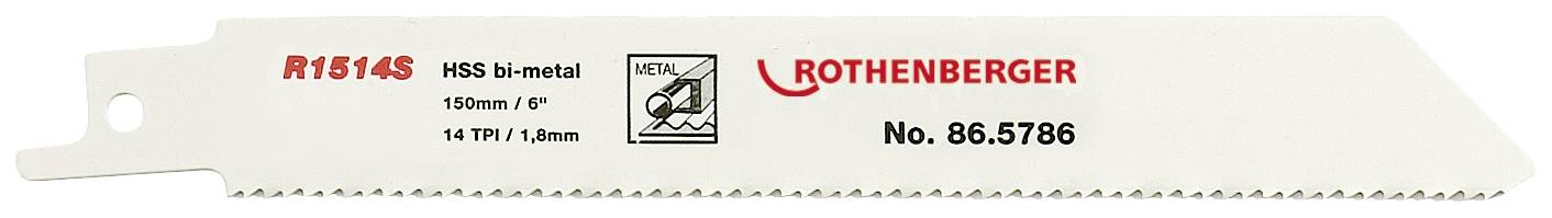 Rothenberger 865786 Univerzális fűrészlap, 150x20x0,9,5 csomag Fűrészlap hossz 150 mm 5 db