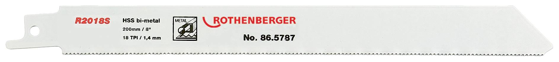Rothenberger 865787 Univerzális fűrészlap, 200x20x0,9,5 csomag Fűrészlap hossz 200 mm 5 db