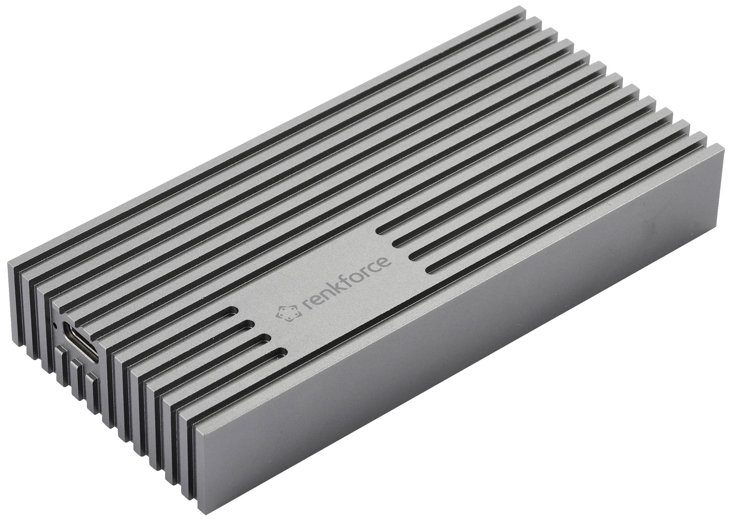 Renkforce RF-5596326 M.2 SSD ház USB-C® (USB4®) 40 GBit/s M.2 PCIe NVMe 2280 RF-5596326