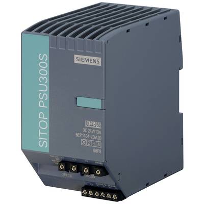 Siemens 6EP1434-2BA20 Kalapsínes tápegység 24 V/DC 10 A Tartalom, tartalmi egységek rendelésenként 1 db
