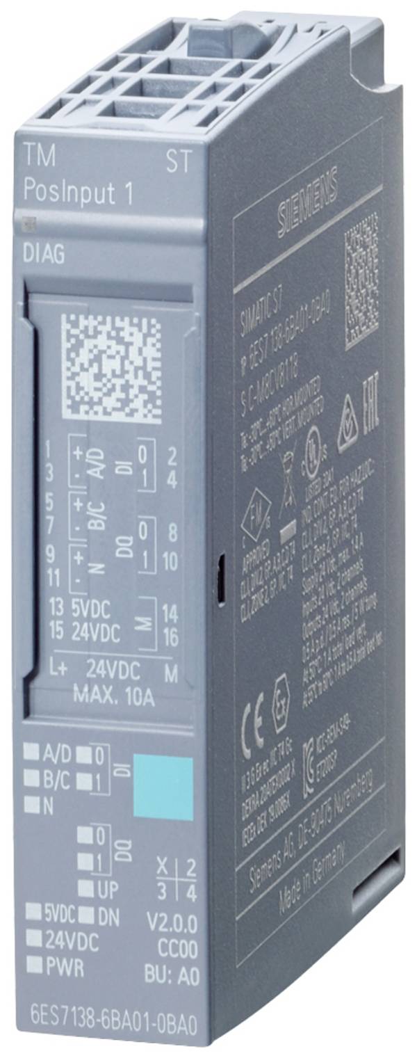 Siemens 6ES71386BA010BA0 6ES7138-6BA01-0BA0 PLC tartozék