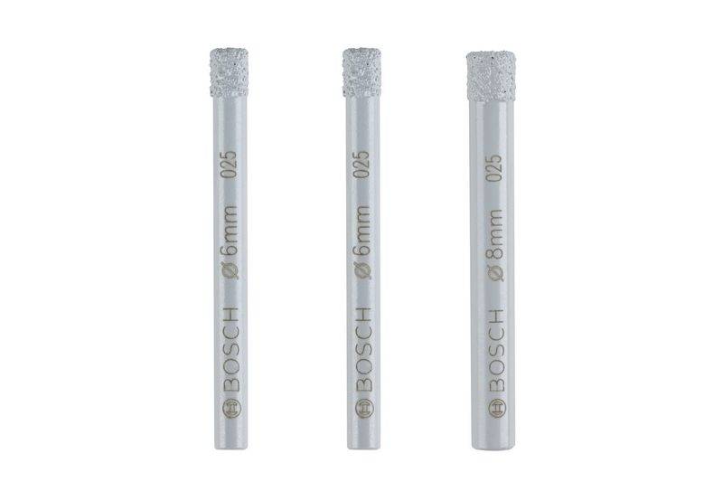 Bosch Accessories 2607011626 Üveg- és csempefúró 6 mm, 8 mm Teljes hossz 66 mm 1 készlet