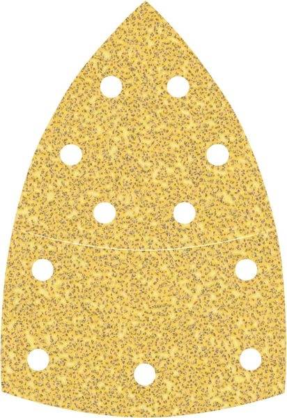 Bosch Accessories 2608901676 Csiszolópapír multi csiszolóhoz Szemcsézet 40 (H x Sz) 102 mm x 93 mm 10 db