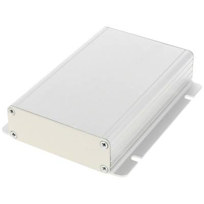 Fémház lekerekített élekkel és oldalsó rögzítőfuratokkal, elektronikai eszközök szerelésére alkalmas.