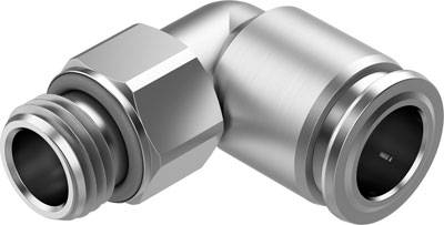 FESTO Dugaszos tömszelence 8085685 NPQR-L-G14-Q10 Külső menet: 1/4" (6.3 mm) Cső átmérő: 10 mm 1 db