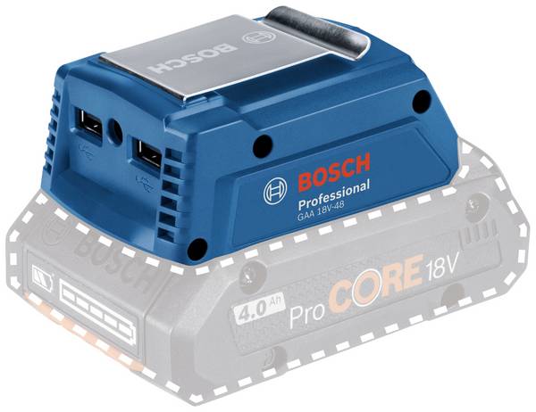 Bosch Professional GAA 18V-48 USB-s töltőállomás 06188000L6  akku nélkül, töltő nélkül