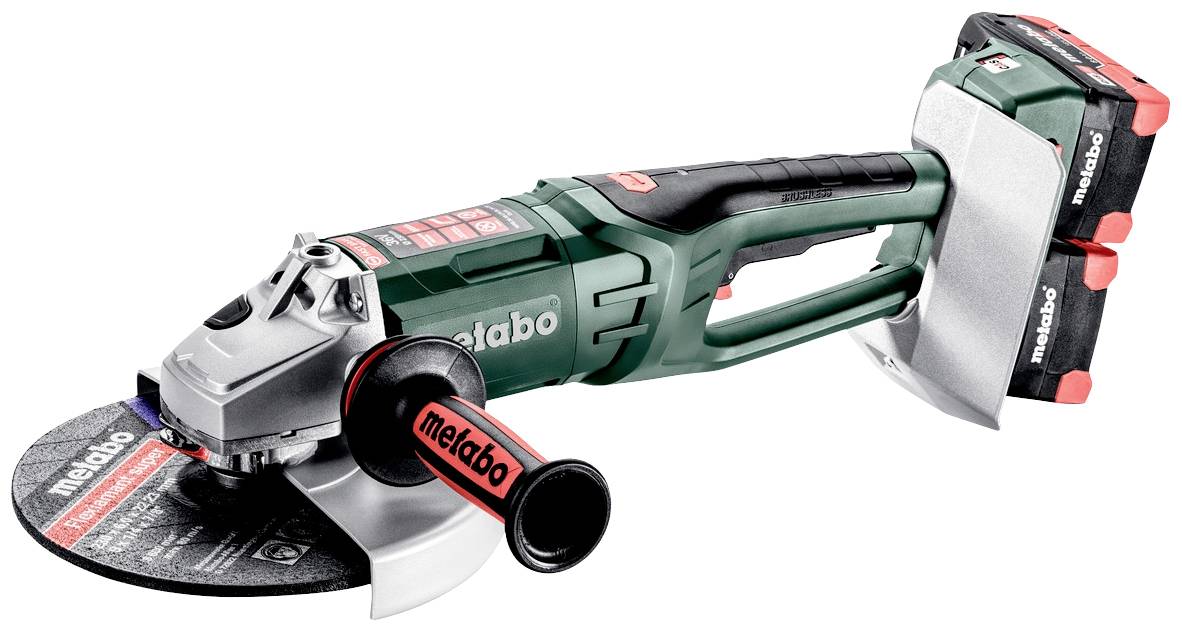 Metabo WPB 36-18 LTX BL 24-230 Quick 613103810 Akkus sarokcsiszoló 230 mm kefe nélkül, Tartozék 4. Akku, Töltővel, Hordtáskával 18 V 8 Ah