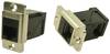 Cliff RAFT METAL DUAL SLIM CAT5e CSK CP30751M Adapter, beépíthető Nikkel, Fekete 1 db
