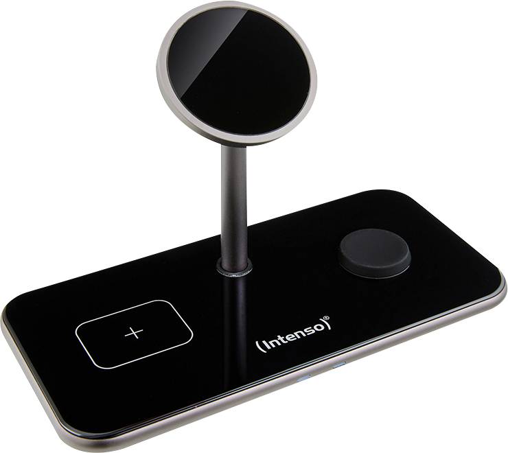 Intenso indukciós akkutöltő 10 W MB13 black 3in1 7410810 Kimenetek Standard indukciós töltés Fekete