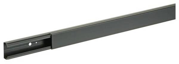 Hager LF2003509011 Kábelcsatorna (H x Sz x Ma) 2000 x 33 x 20 mm 2 m Grafit fekete (RAL 9011)