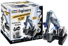 Revell Engineers Adventskalender "Engineers Excavator" hidraulikus kotrógép Technika Adventi naptár Korosztály 8 éves ko