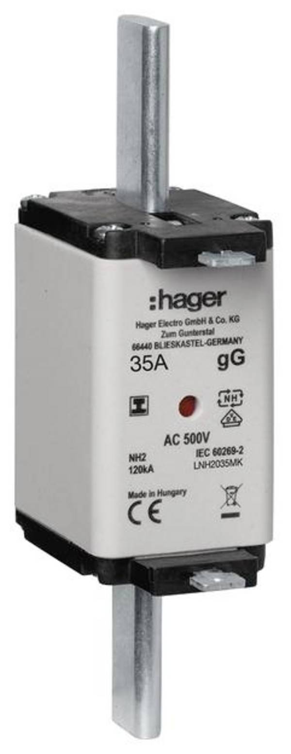 Hager LNH2035MK NH biztosíték 35 A 3 db