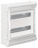 Hager VE218SN VE218SN Kis elosztó Falra szerelhető Sorok száma = 2 Tartalom, tartalmi egységek rendelésenként 1 db
