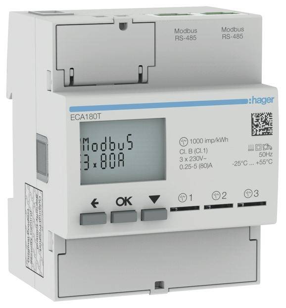 Hager ECA180T Váltóáram fogyasztásmérő 1 db