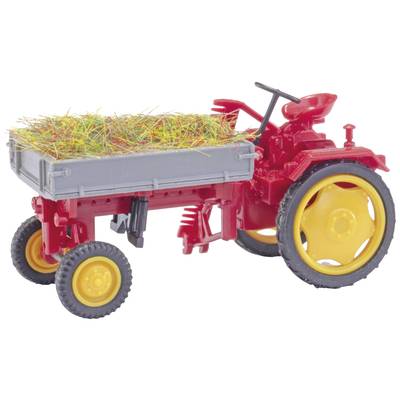 Mehlhose 210005002 H0 Mezőgazdasági modell RS 09 traktor platform széna rakomány