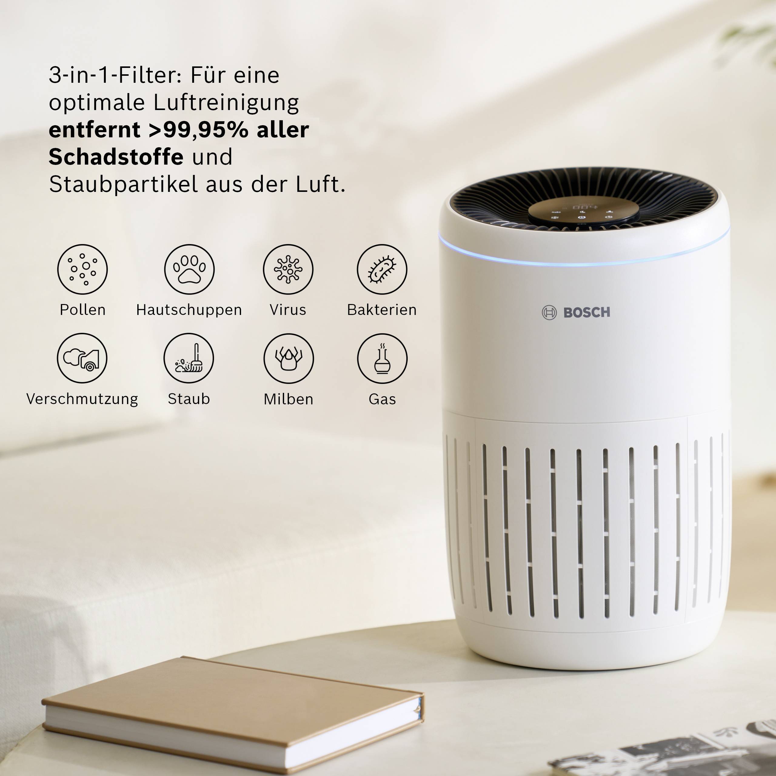 Bosch Home Comfort 7733702201 Air 2000 Filter Tartalék szűrő Többszínű-4