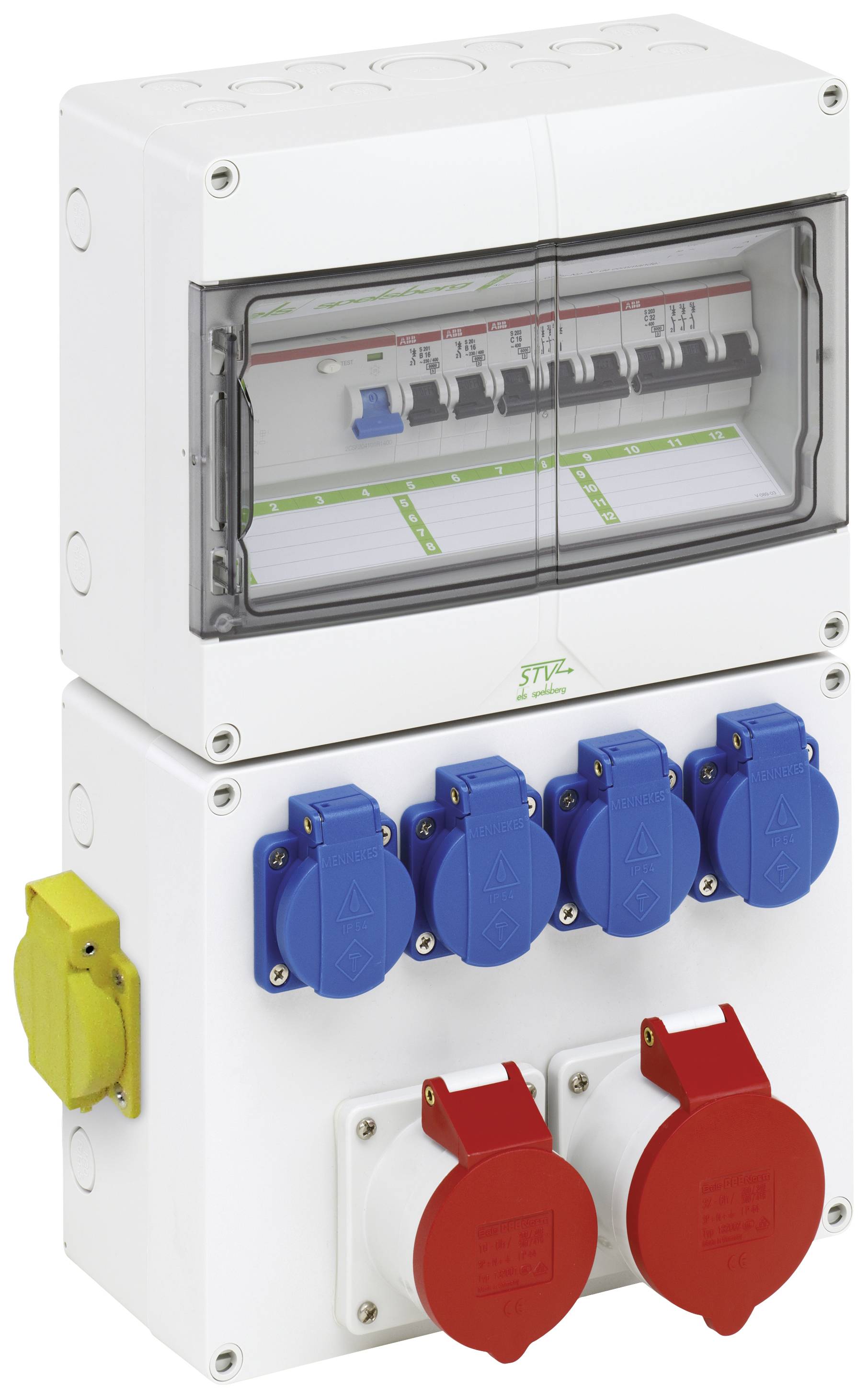 Spelsberg STV 1224-K-LAN 73142421 CEE-stroomverdeler 400 V 32 A