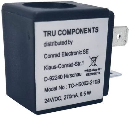 TRU COMPONENTS Tekercs TC-11331332   24 V/DC (max) 1 db