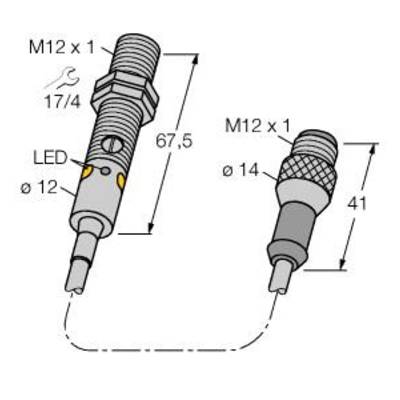 Turck Fénysorompó M12EQ5 3078250 1 db