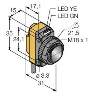 Turck Optoérzékelő QS186LE211 W/30 3075961 1 db