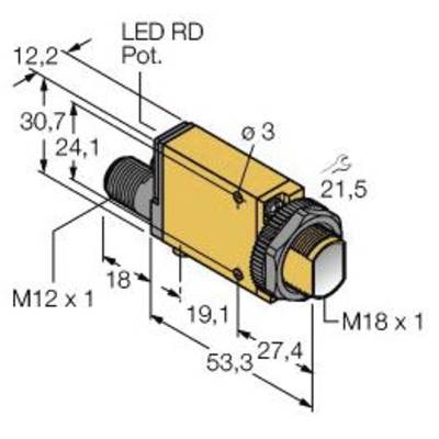 Turck Fénysorompó SM31RLQDP 3029536 1 db