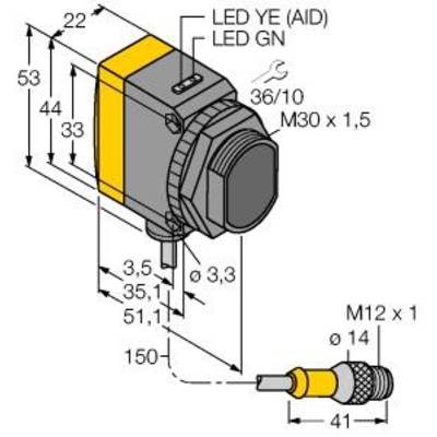 Turck Fénysorompó QS30RRH2OQ5 3079172 1 db