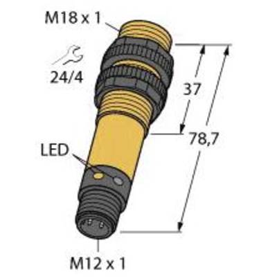 Turck Reflexiós fénysorompó S18AW3LPQ1 3033451 1 db