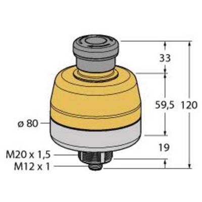 Turck SSA-EB1PLYR-02ECQ5A Vészkikapcsoló nyomógomb IP65 1 db